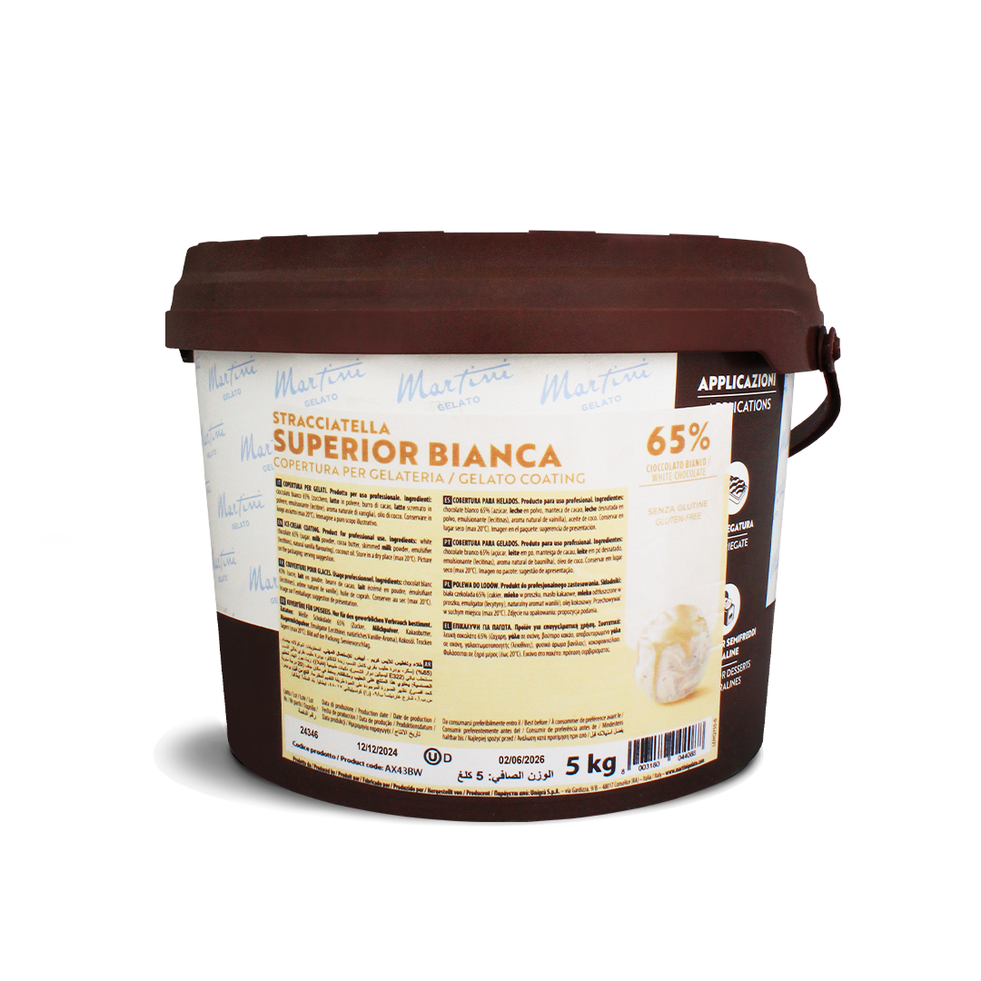 COBERTURA Stracciatella Blanca 1x5 kg